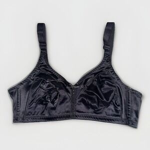 Bali Double Support Wireless Bra 3820 Black 40B Full Coverage Comfort Support